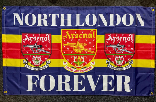 ARSENAL - 'NORTH LONDON FOREVER' FLAG (AR24)