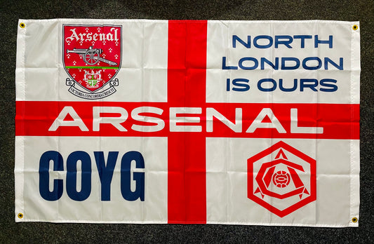 ARSENAL - 'COYG ST GEORGE' FLAG (AR12)