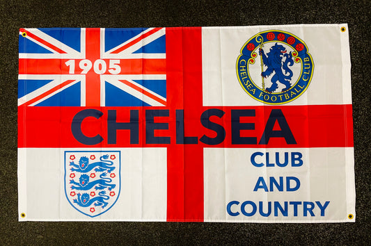 CHELSEA - CLUB & COUNTRY FLAG (CHEL08)