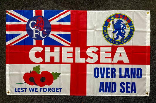 CHELSEA - OVER LAND AND SEA FLAG (CHEL29)
