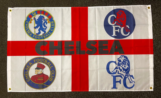 CHELSEA - RETRO BADGES ST GEORGE FLAG (CHEL11)