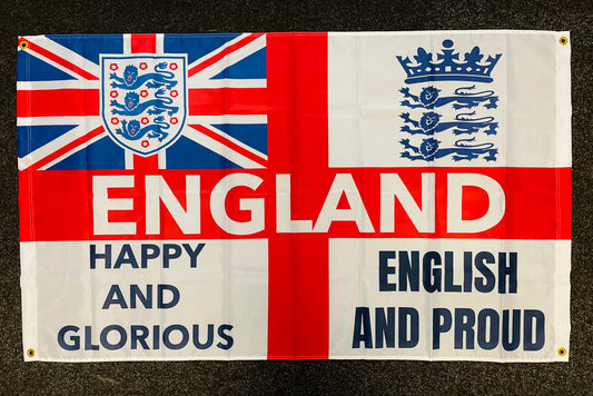 ENGLAND - ENGLISH AND PROUD FLAG (ENG04)