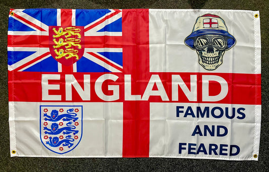 ENGLAND - FAMOUS AND FEARED FLAG (ENG06)
