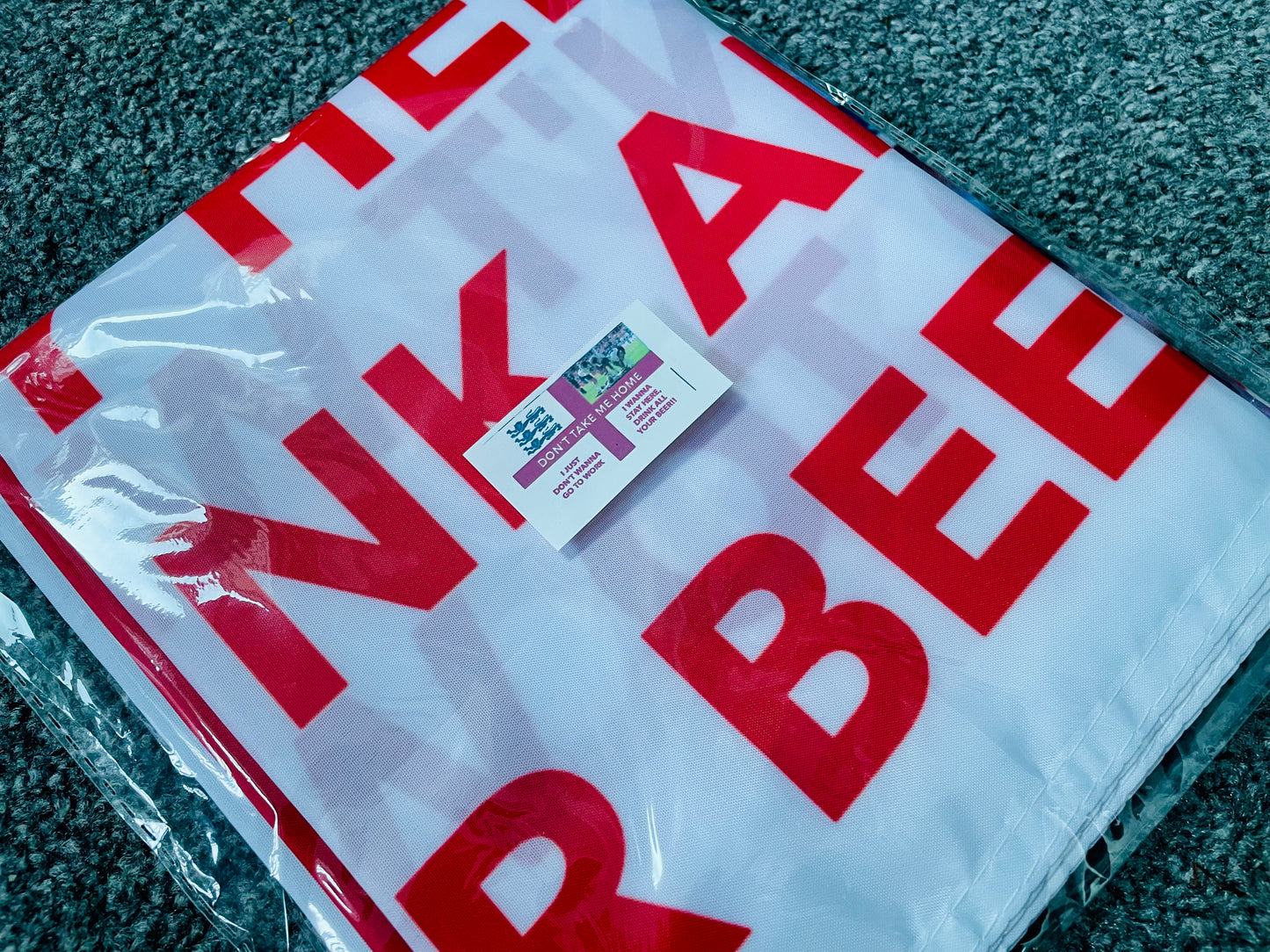 ENGLAND - 'DON'T TAKE ME HOME' FLAG (ENG38)