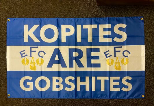 EVERTON - KOPITES ARE GOBSHITES FLAG EV17