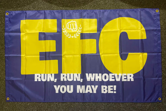 EVERTON - RUN, RUN WHOEVER YOU MAY BE FLAG EV10