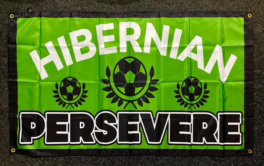 HIBERNIAN - PERSEVERE FLAG (HIB08)
