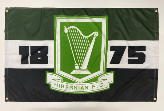 HIBERNIAN - RETRO 1875 HARP FLAG (HIB05)
