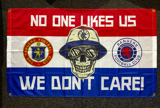 RANGERS - NO ONE LIKES US FLAG (RAN01)