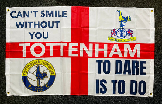 TOTTENHAM - CAN'T SMILE ST GEORGE FLAG (TOT27)