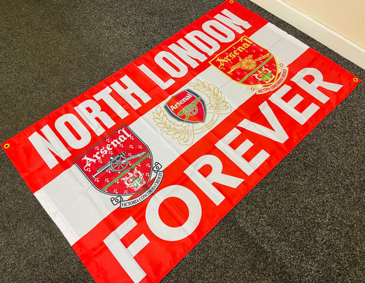 ARSENAL - 'NORTH LONDON FOREVER' FLAG (AR17)