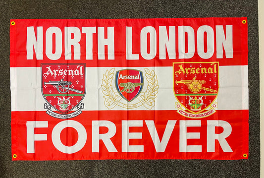 ARSENAL - 'NORTH LONDON FOREVER' FLAG (AR17)