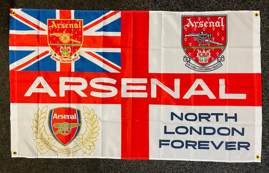 ARSENAL - 'NORTH LONDON FOREVER' FLAG (AR14)