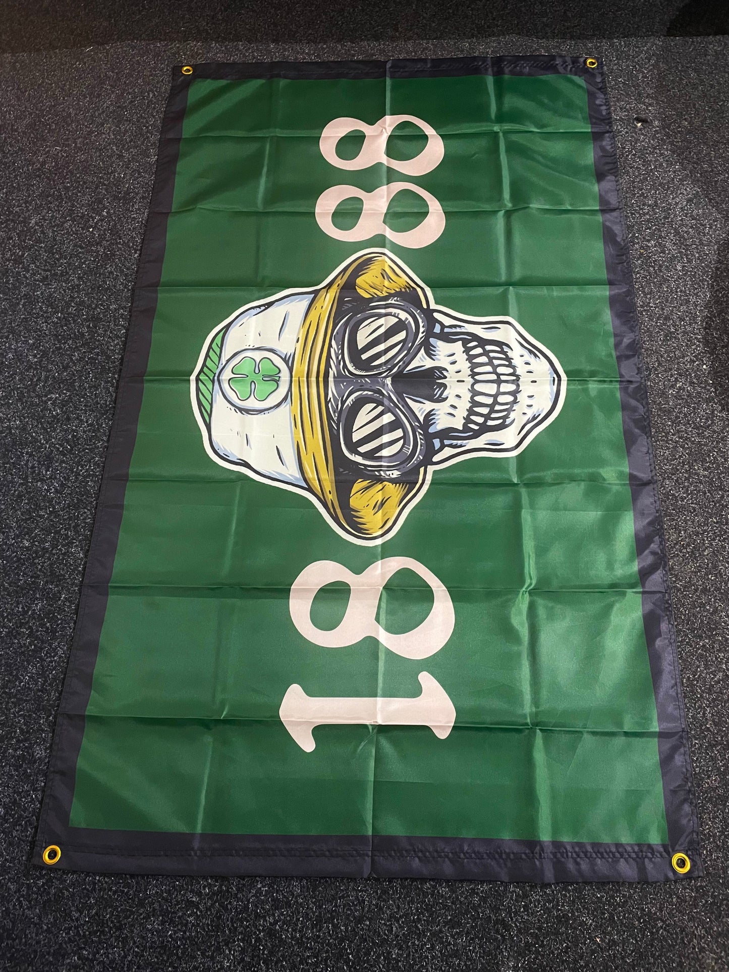 CELTIC - 1888 MIGLIA SKULL FLAG CEL02