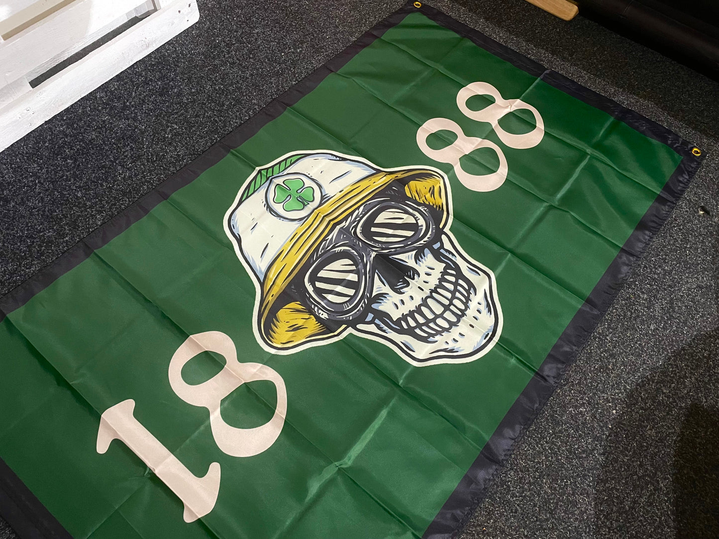 CELTIC - 1888 MIGLIA SKULL FLAG CEL02