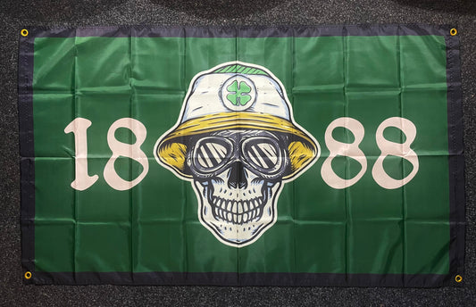 CELTIC - 1888 MIGLIA SKULL FLAG (CEL02)