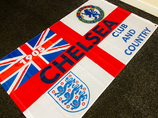 CHELSEA - CLUB & COUNTRY FLAG (CHEL08)