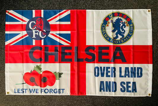 CHELSEA - OVER LAND AND SEA FLAG (CHEL07)