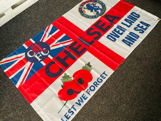 CHELSEA - OVER LAND AND SEA FLAG (CHEL07)