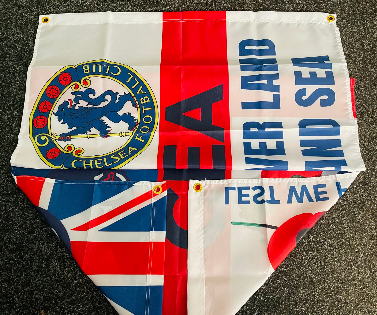 CHELSEA - OVER LAND AND SEA FLAG (CHEL07)