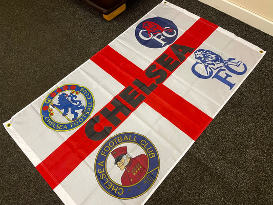 CHELSEA - RETRO BADGES ST GEORGE FLAG (CHEL11)