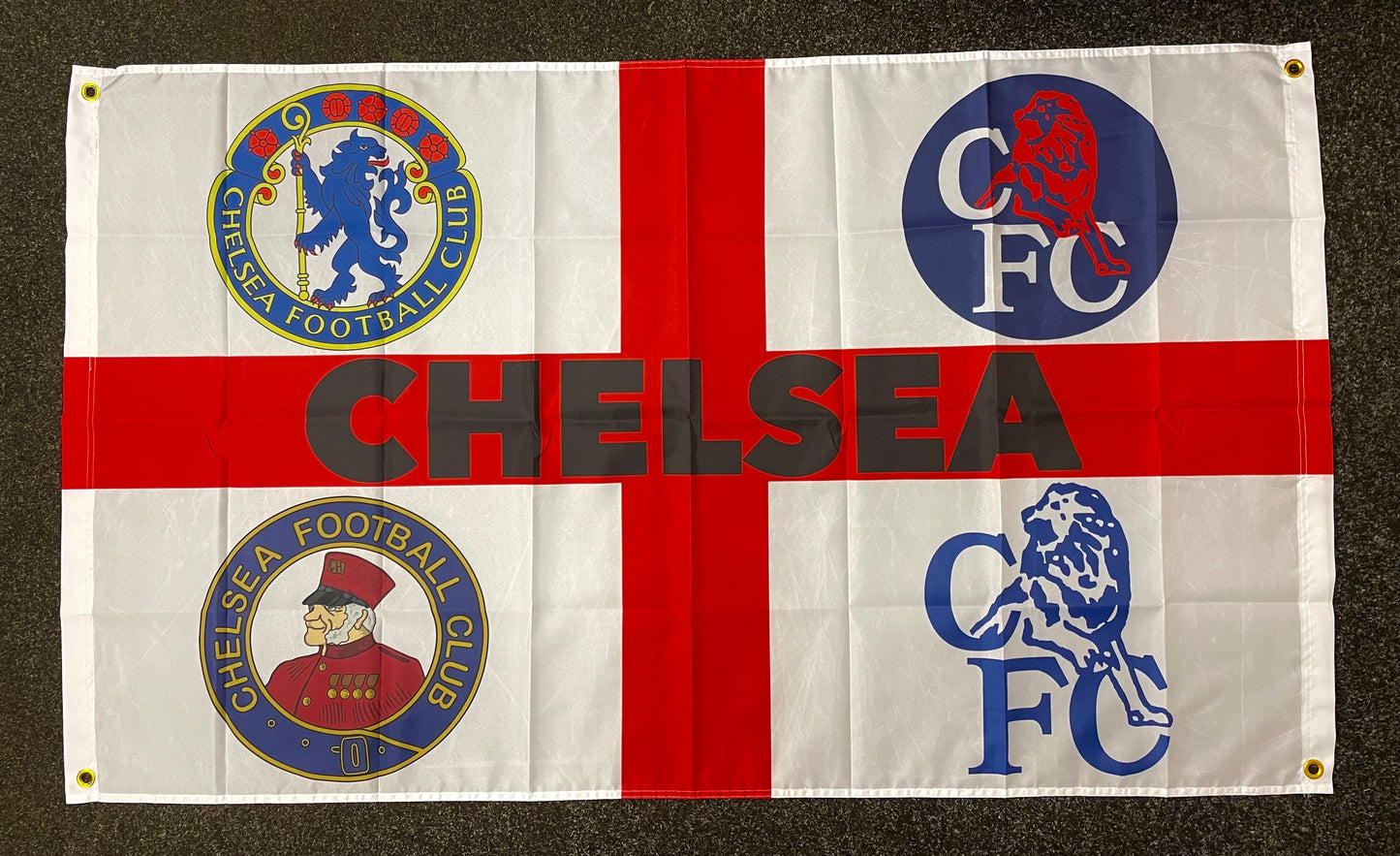 CHELSEA - RETRO BADGES ST GEORGE FLAG (CHEL11)