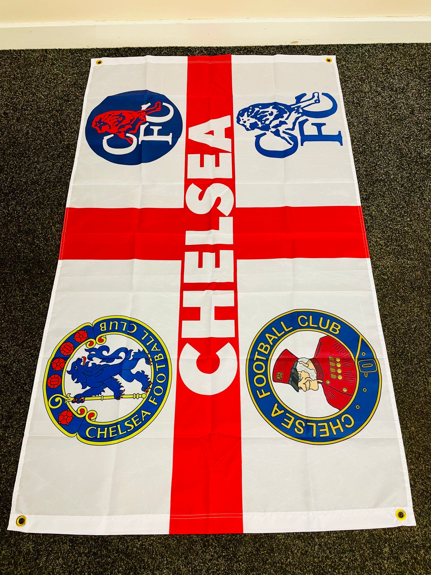 CHELSEA - RETRO BADGES ST GEORGE FLAG (CHEL12)