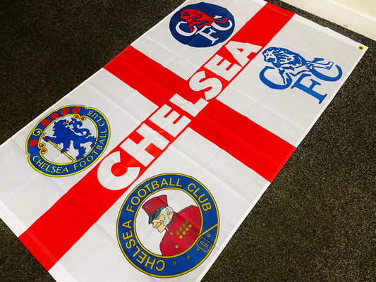 CHELSEA - RETRO BADGES ST GEORGE FLAG (CHEL12)