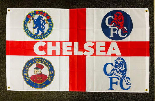 CHELSEA - RETRO BADGES ST GEORGE FLAG (CHEL12)