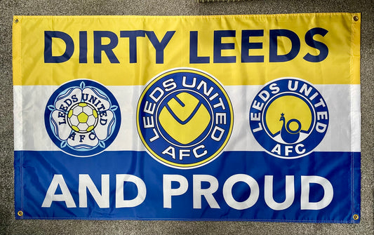 DIRTY LEEDS AND PROUD FLAG (LU49)