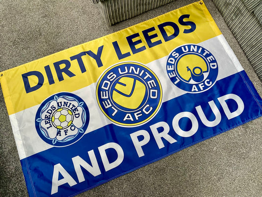 DIRTY LEEDS AND PROUD FLAG (LU49)
