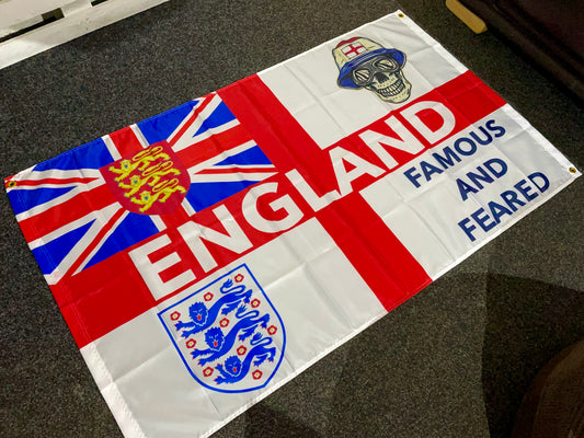 ENGLAND - FAMOUS AND FEARED FLAG (ENG06)