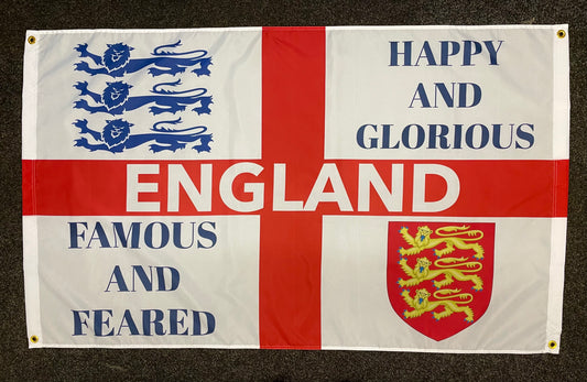 ENGLAND - HAPPY AND GLORIOUS FLAG (ENG12)
