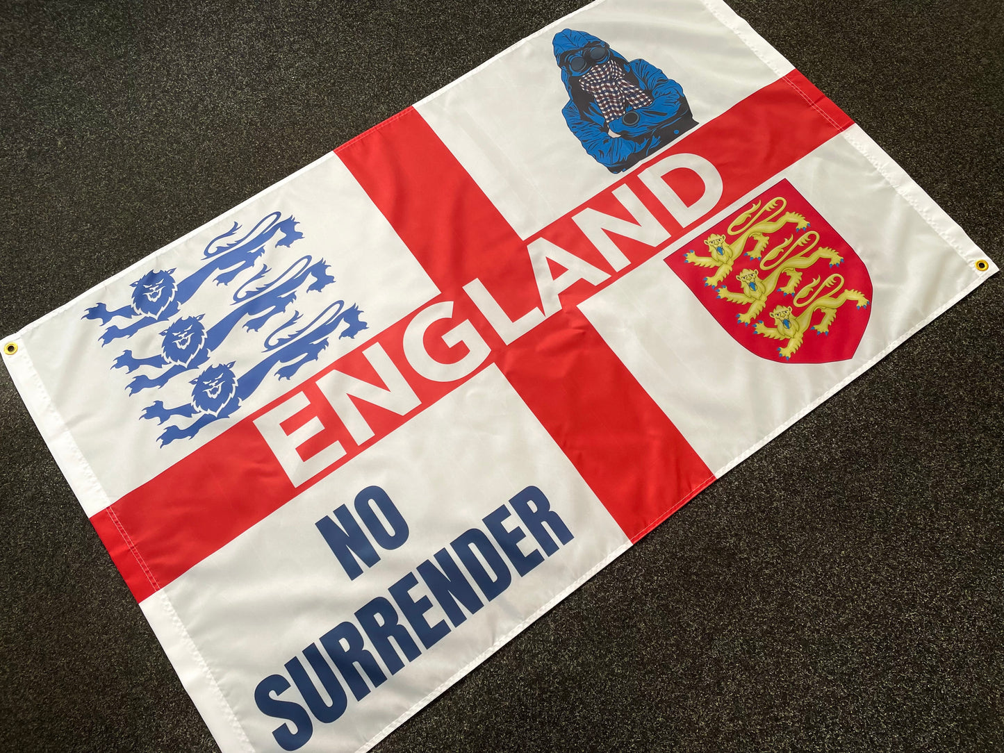 ENGLAND - AQUA BLUE MIG CASUAL FLAG (ENG10)