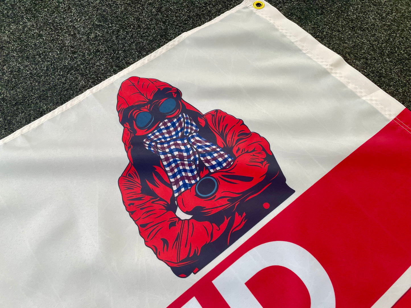 ENGLAND - AQUA MIG RED CASUAL FLAG (ENG11)