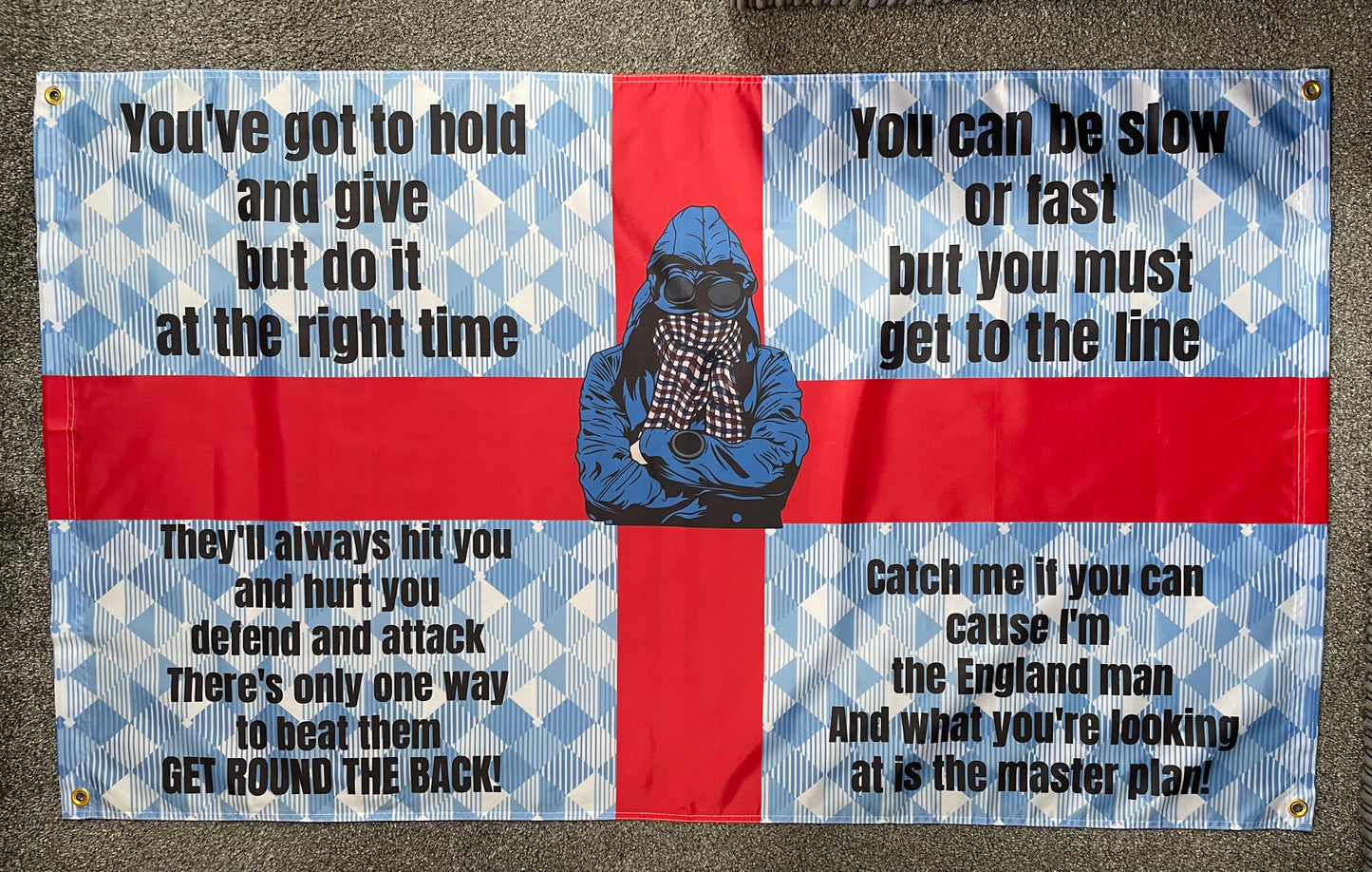 ENGLAND - WORLD IN MOTION MIG FLAG (ENG29)