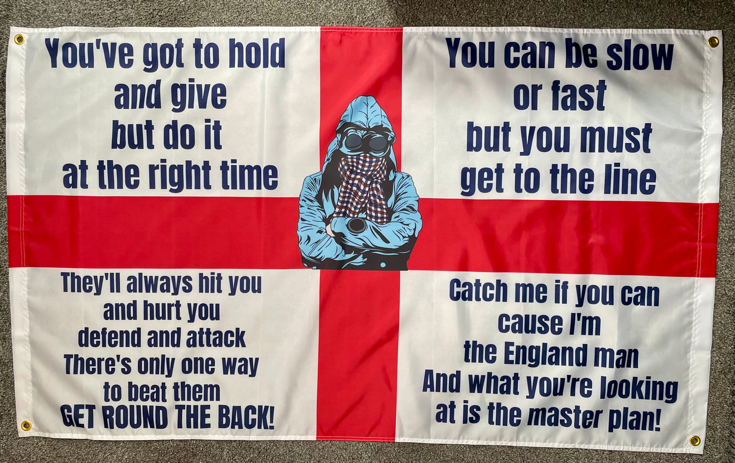 ENGLAND - WORLD IN MOTION MIG FLAG (ENG30)
