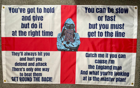 ENGLAND - WORLD IN MOTION MIG FLAG (ENG30)