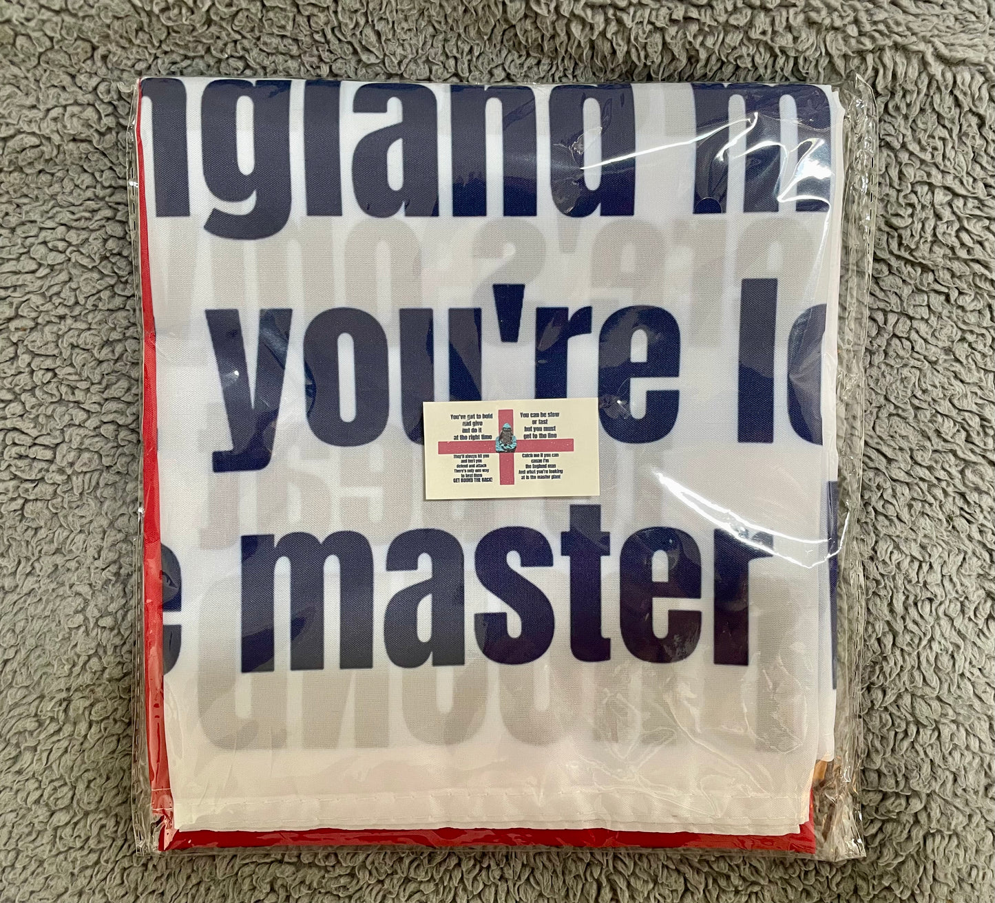ENGLAND - WORLD IN MOTION MIG FLAG (ENG30)