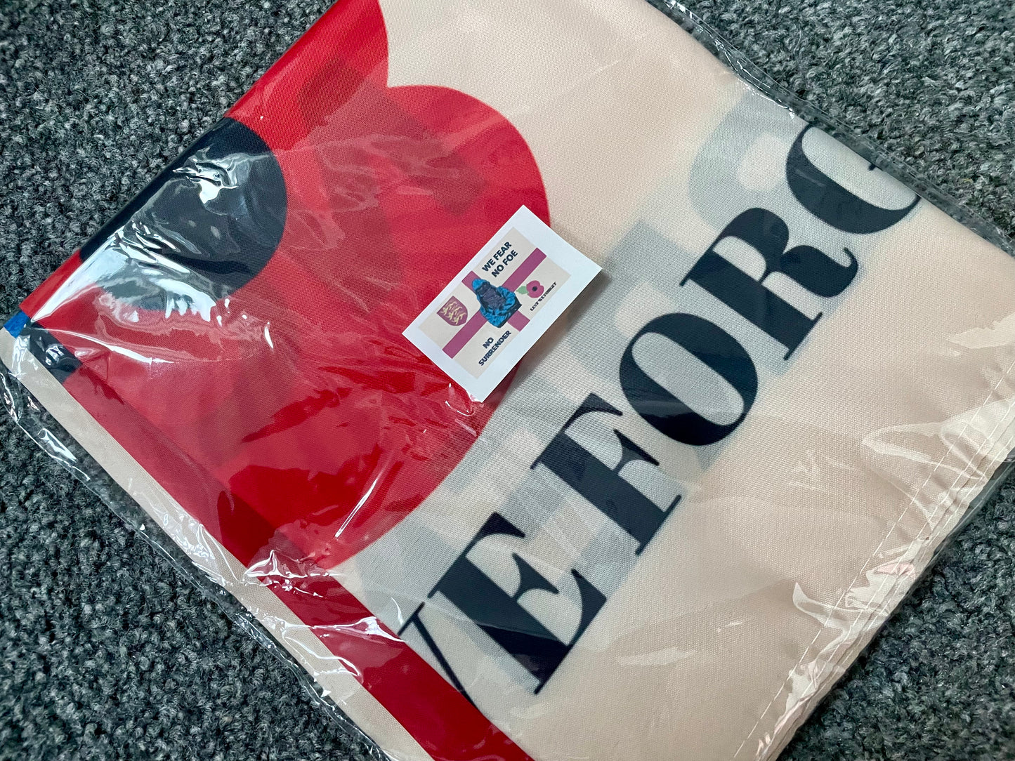 ENGLAND - AQUA MIG BLUE CASUAL FLAG (ENG18)