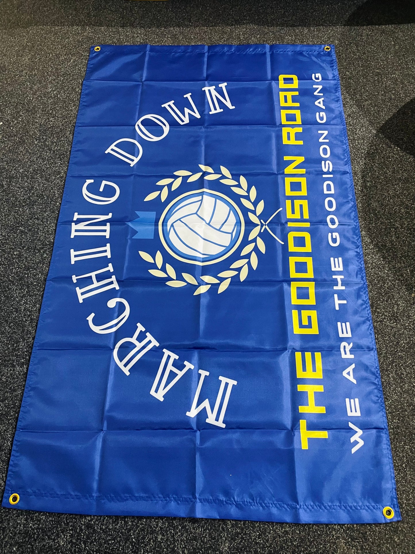 EVERTON - GOODISON GANG FLAG EV14