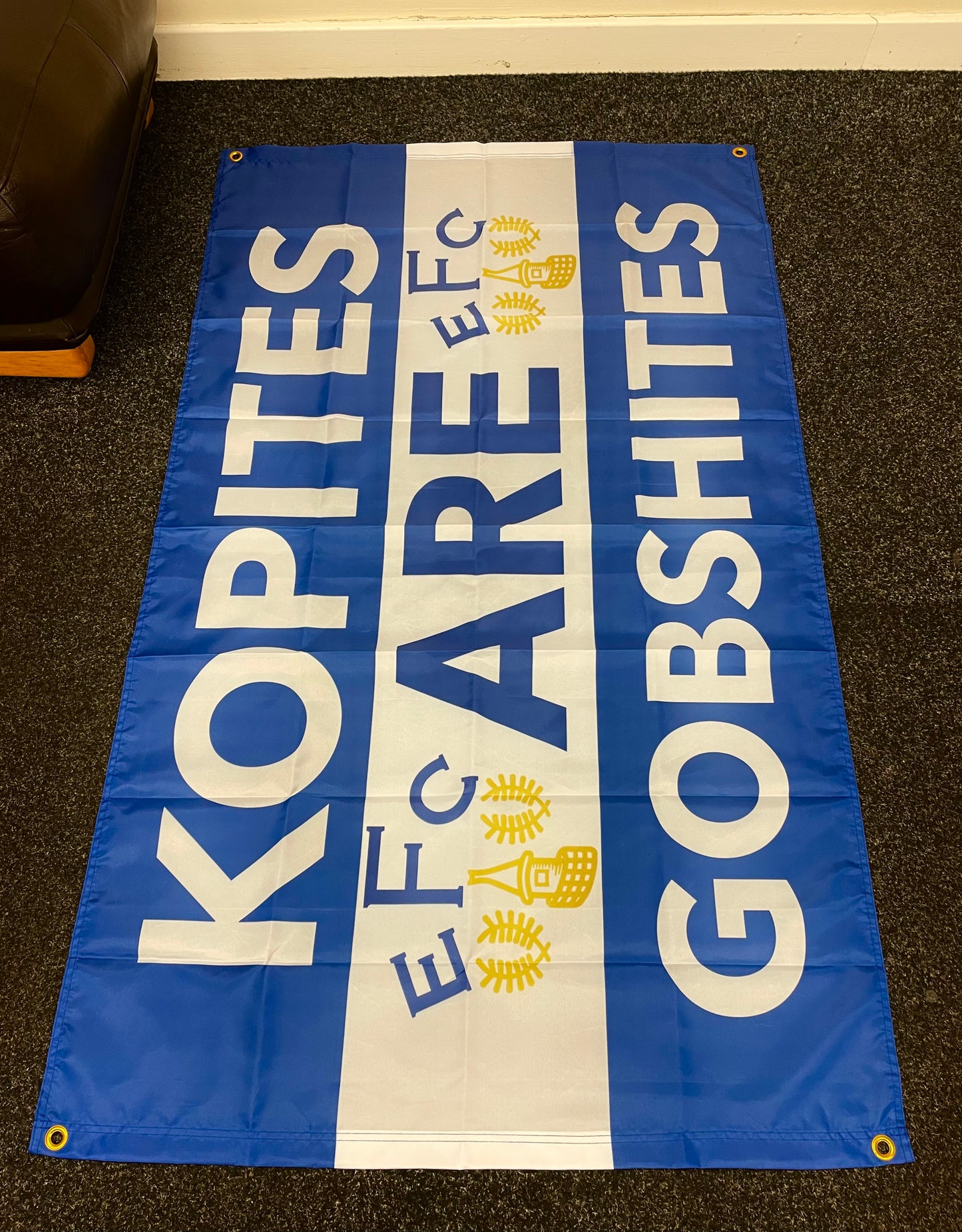 EVERTON - KOPITES ARE GOBSHITES FLAG EV17
