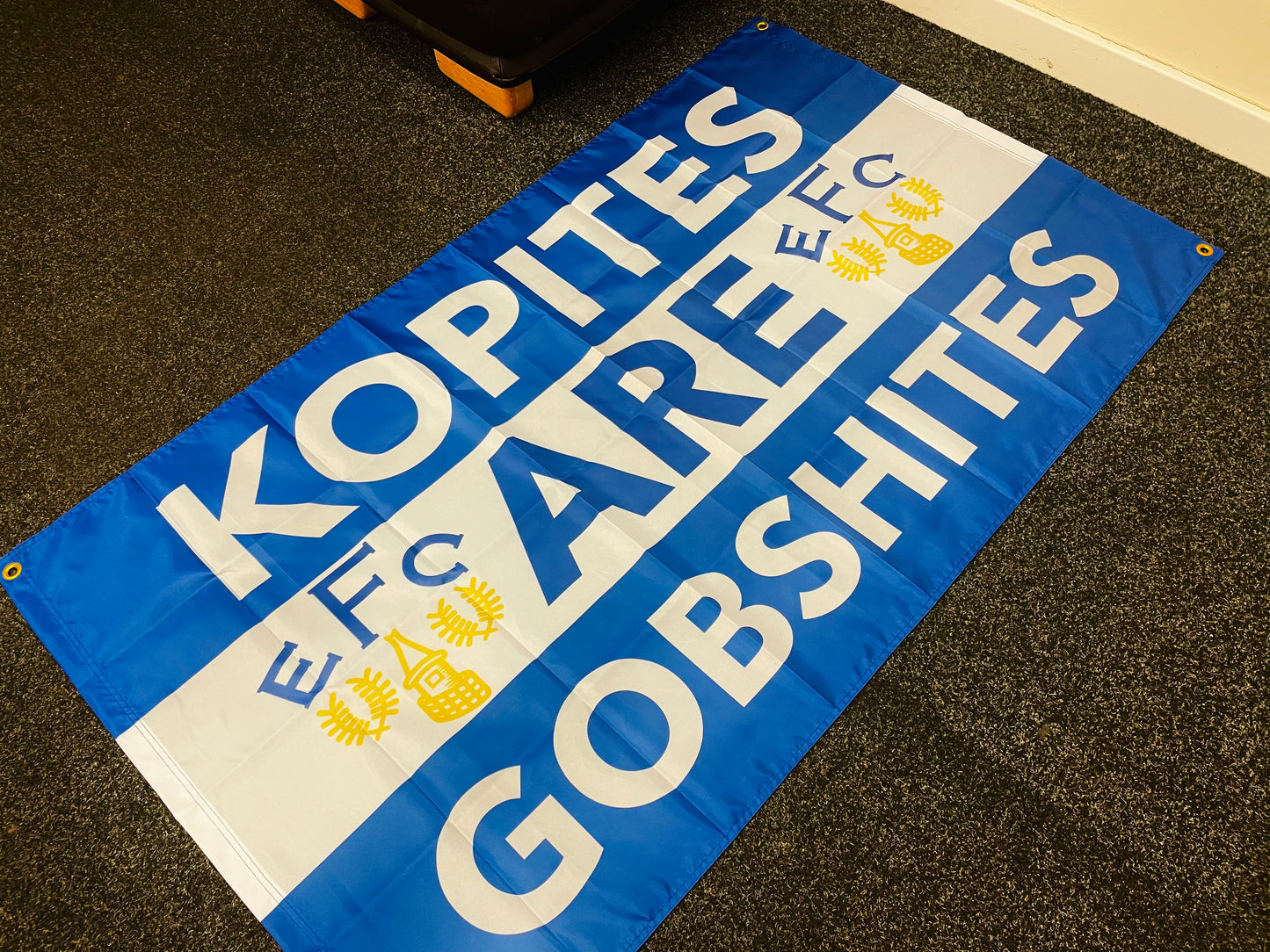 EVERTON - KOPITES ARE GOBSHITES FLAG EV17