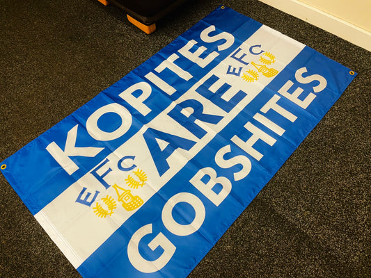 EVERTON - KOPITES ARE GOBSHITES FLAG EV17