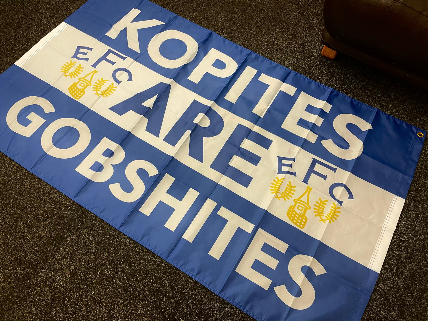 EVERTON - KOPITES ARE GOBSHITES FLAG EV17