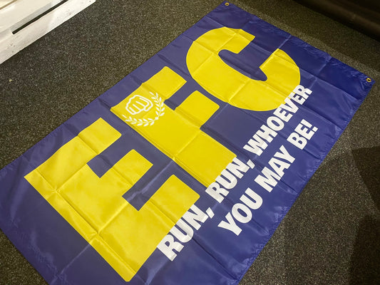 EVERTON - RUN, RUN WHOEVER YOU MAY BE FLAG EV10