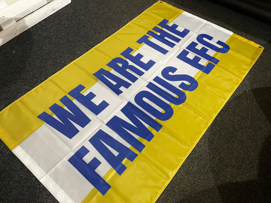 EVERTON - WE ARE THE FAMOUS EFC FLAG EV07