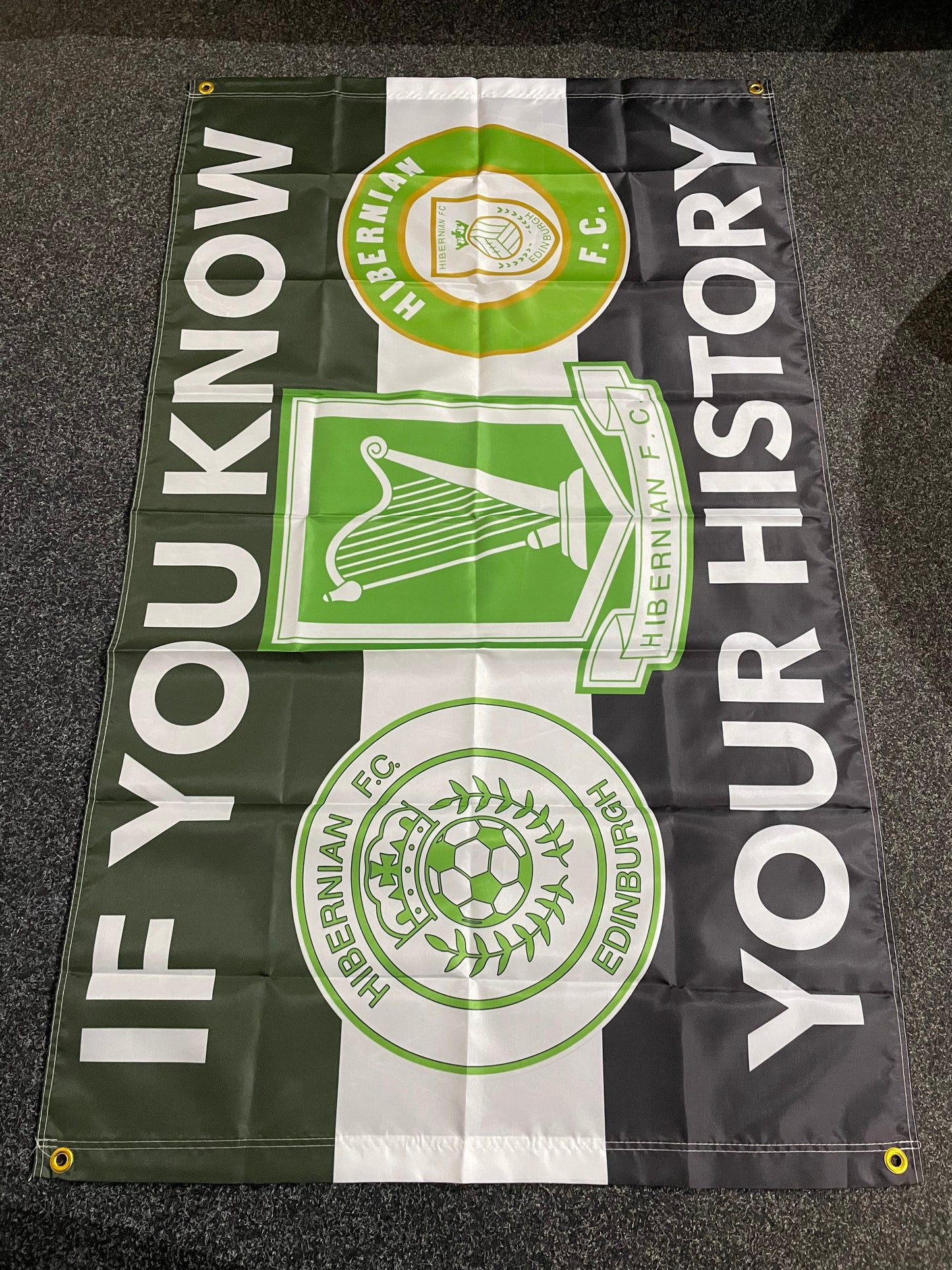 HIBERNIAN - IF YOU KNOW YOUR HISTORY FLAG (HIB07)