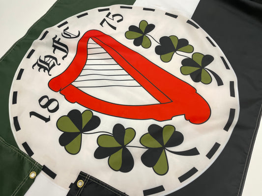 HIBERNIAN - RETRO HFC HARP FLAG HIB02