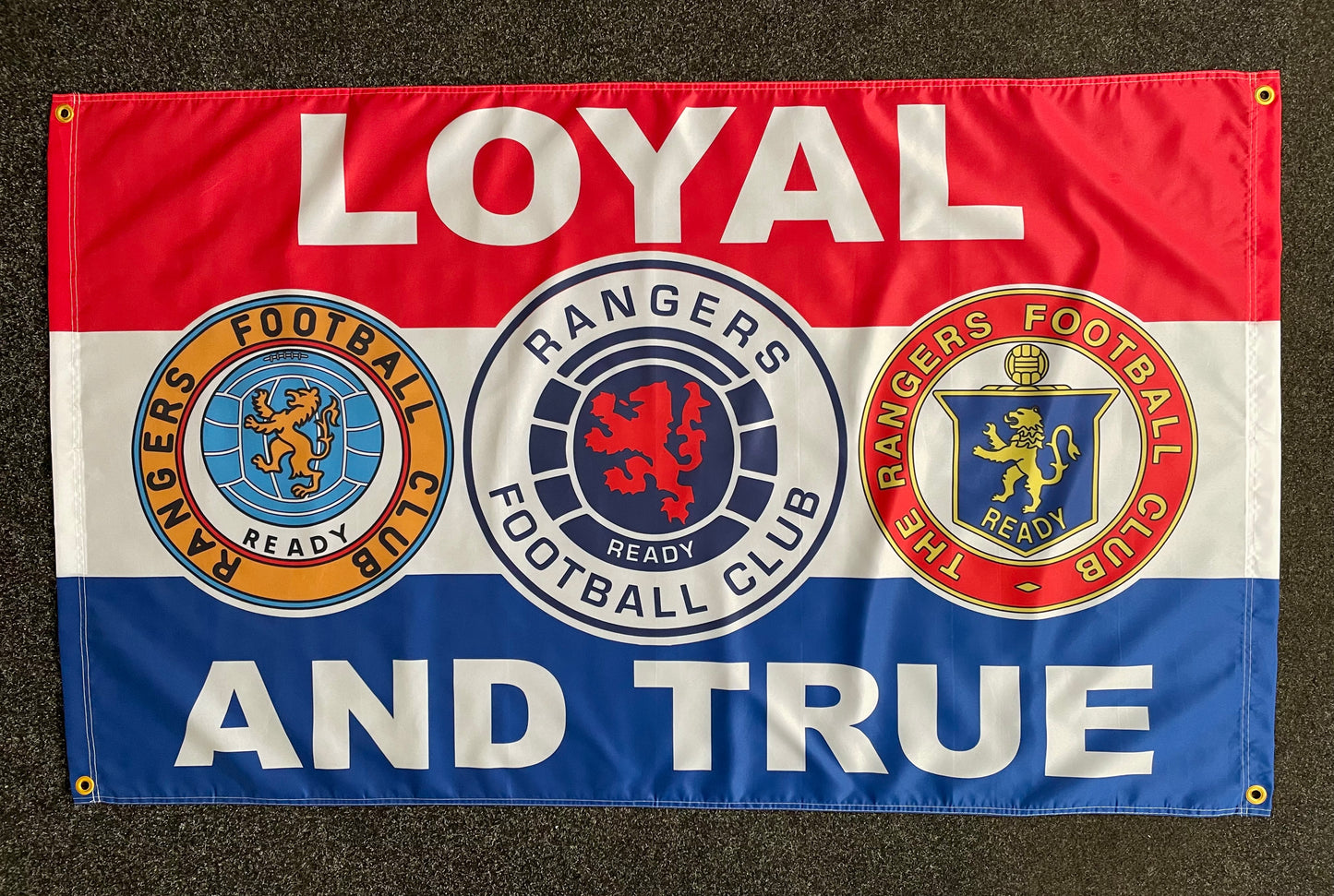 RANGERS - 'LOYAL AND TRUE' FLAG (RAN06)